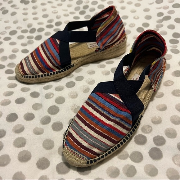 NWOB Toni Pons Spanish Espadrilles in Multi-Color Size 6 or EU 36 - Picture 1 of 12